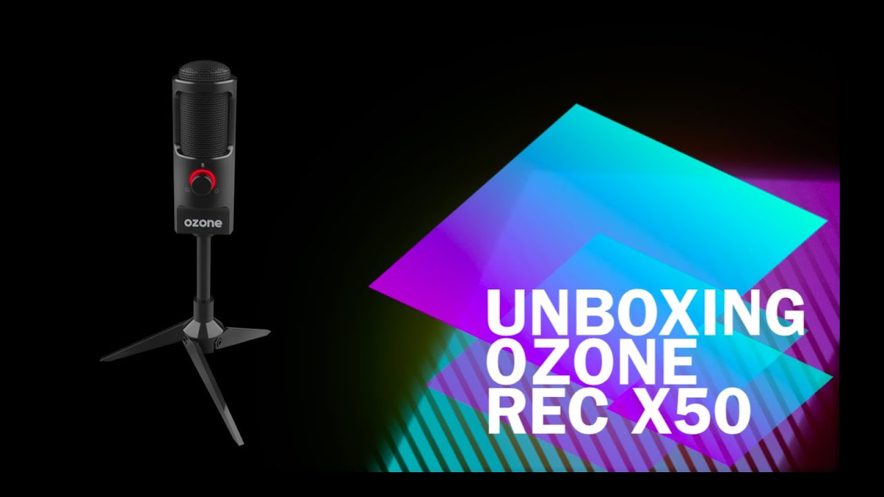 Unboxing micròfon gaming Ozone REC X50 | Onyx330 de Onyx330