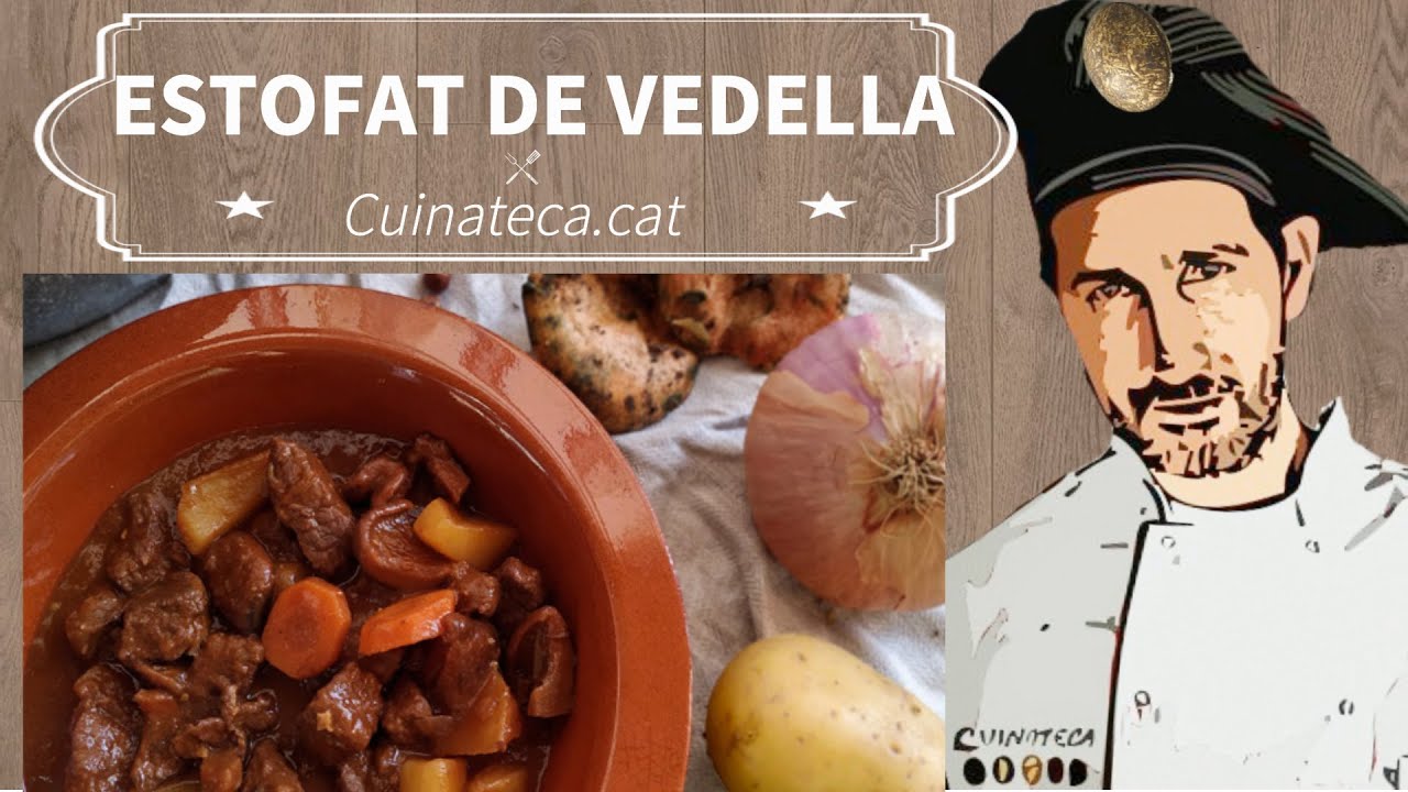 Estofat de vedella amb patates i bolets , una recepta fàcil de fer || Receptes de cuina de Cuinateca by Jordi Pey