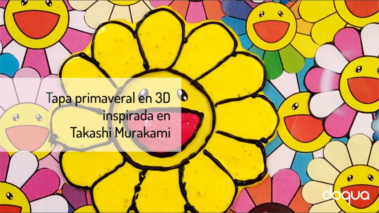 Tapa primaveral en 3D inspirada en Takashi Murakami de Doqua