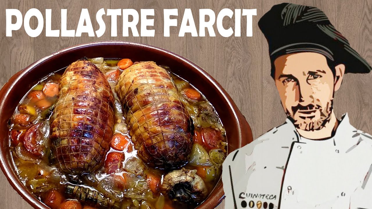 ▷POLLASTRE FARCIT al forn 🍽 Un rodó rostit amb SALSA A LA CATALANA || Receptes de cuina de Cuinateca by Jordi Pey