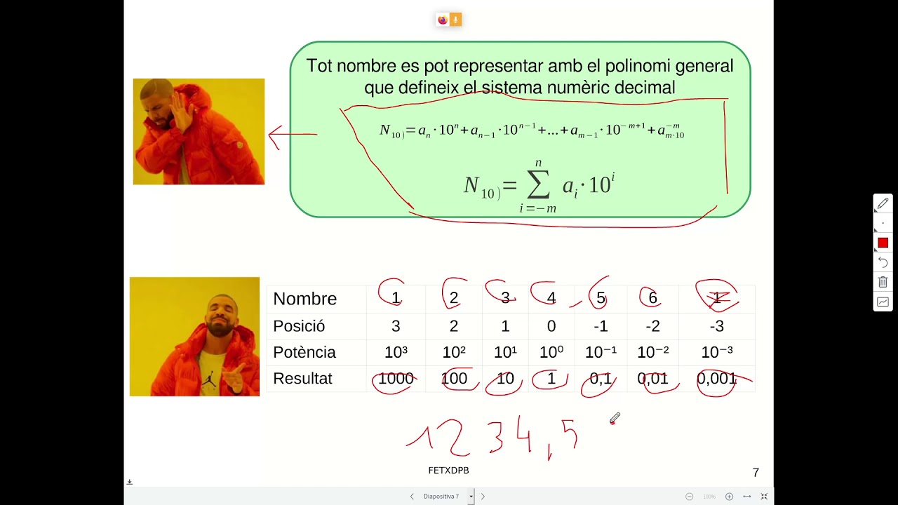 Sistemes numèrics i conversió decimal a binari i binari a decimal de Daniel Parcerisas Brossa