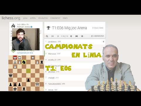 T01:E06 Mig joc - Campionats en línia - Escacs de LópezForn