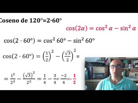 Ejemplo de las fórmulas del ángulo doble de Antoni Bancells