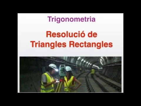 Trigonometria: Resolució de triangles rectangles de Josep Mulet