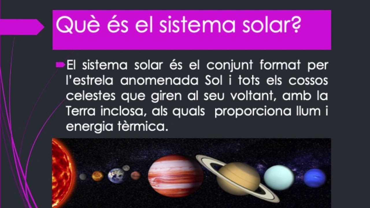 Tema 1 L'univers i el sistema solar de El mestre Álvaro