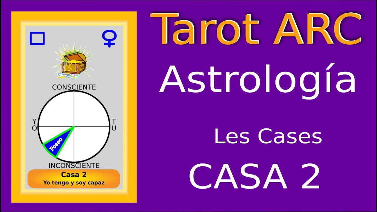 Les cases astrològiques ~ Casa 2 ~ Tarot ARC de Escola de Saviesa