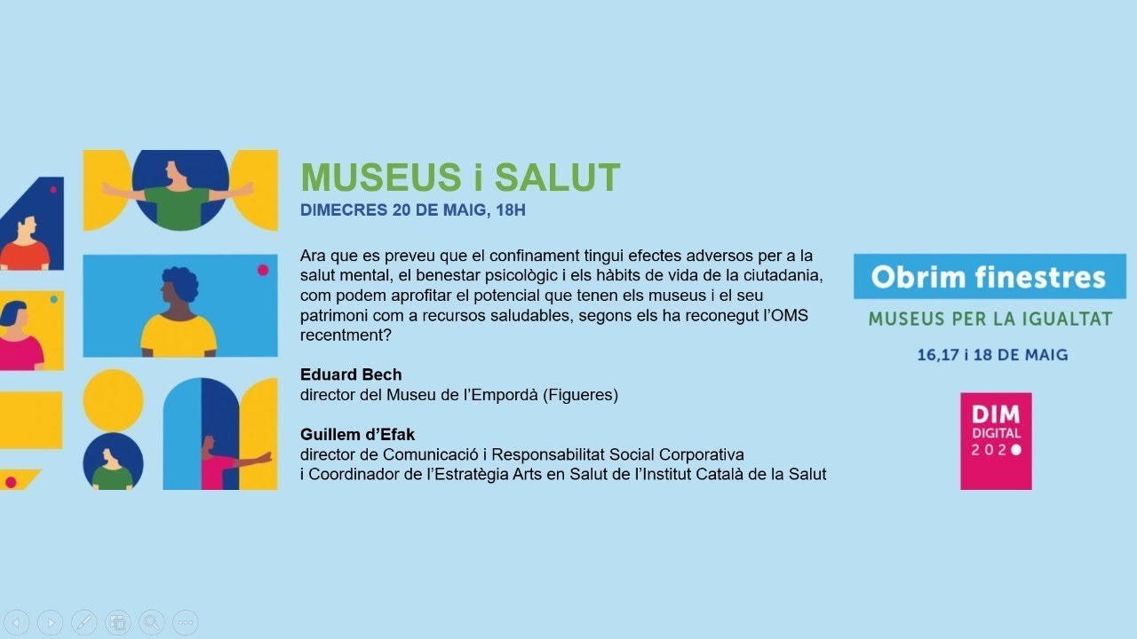 MUSEUS I SALUT - ELS MUSEUS EN TEMPS DE LA COVID-19 de patrimonigencat