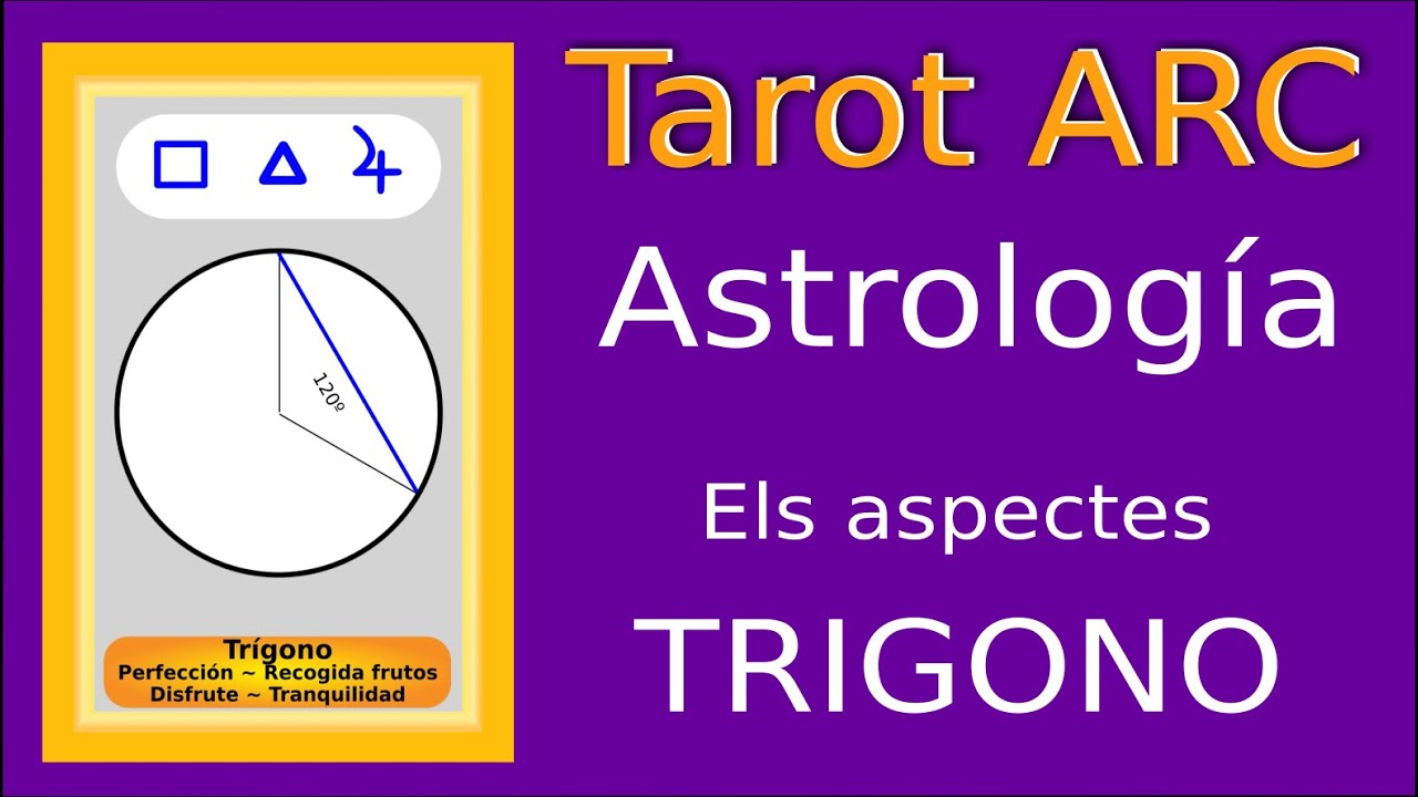 Els aspectes astrològics ~ Aspecte de Trigono ~ Tarot ARC de Escola de Saviesa