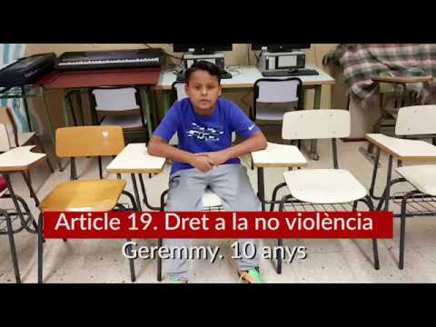 Vídeo 4: #30nusospelsdrets . Dret a la no violència de Fundació Catalana de l'Esplai