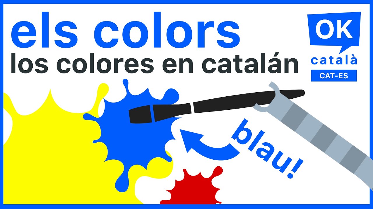 Els colors / Los colores en catalán | OK CATALÀ | CAT-ES-EN | 4K de OK CATALÀ