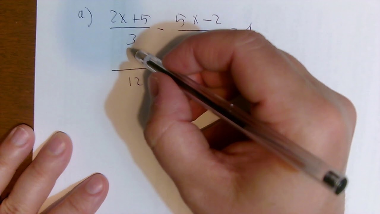 equacions amb denominadors 2n eso de Guillem Mateu