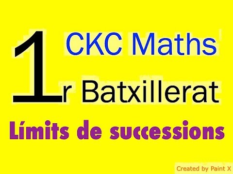 CKC Maths - 1r bat - Límits de successions de Curiosity killed the cat: Maths