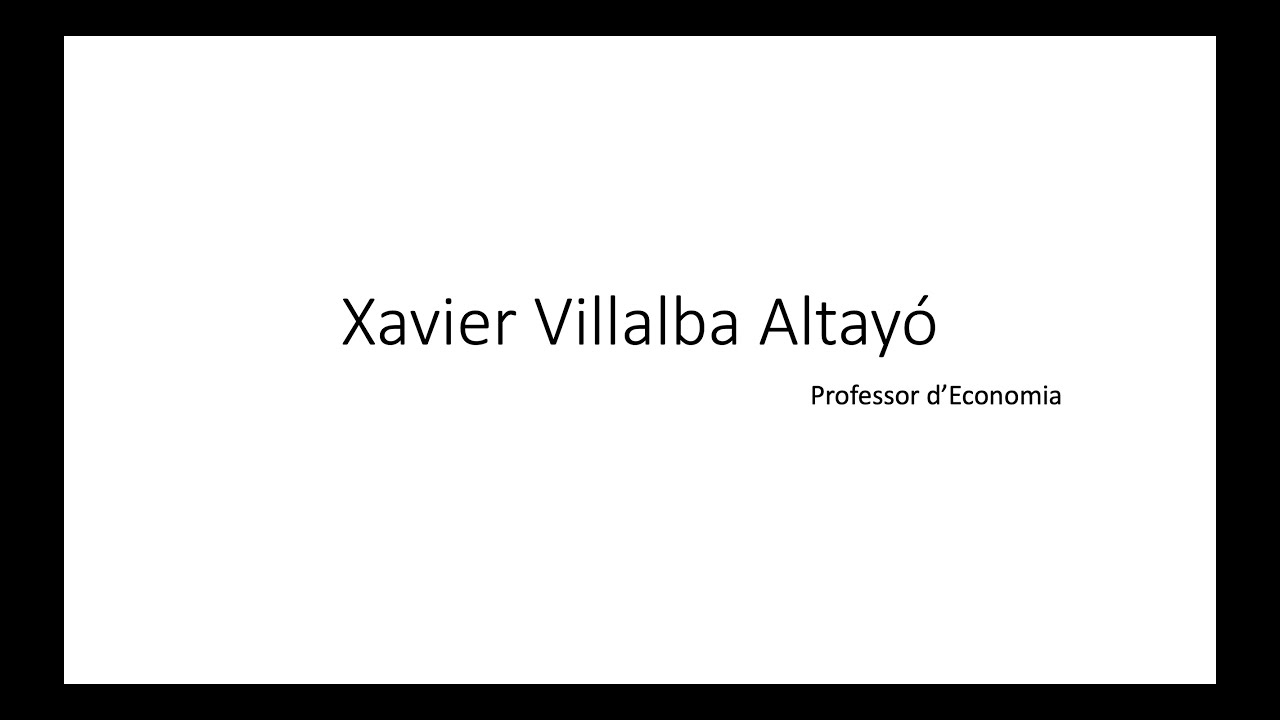Presentació Xavier Villalba de Xavier Villalba