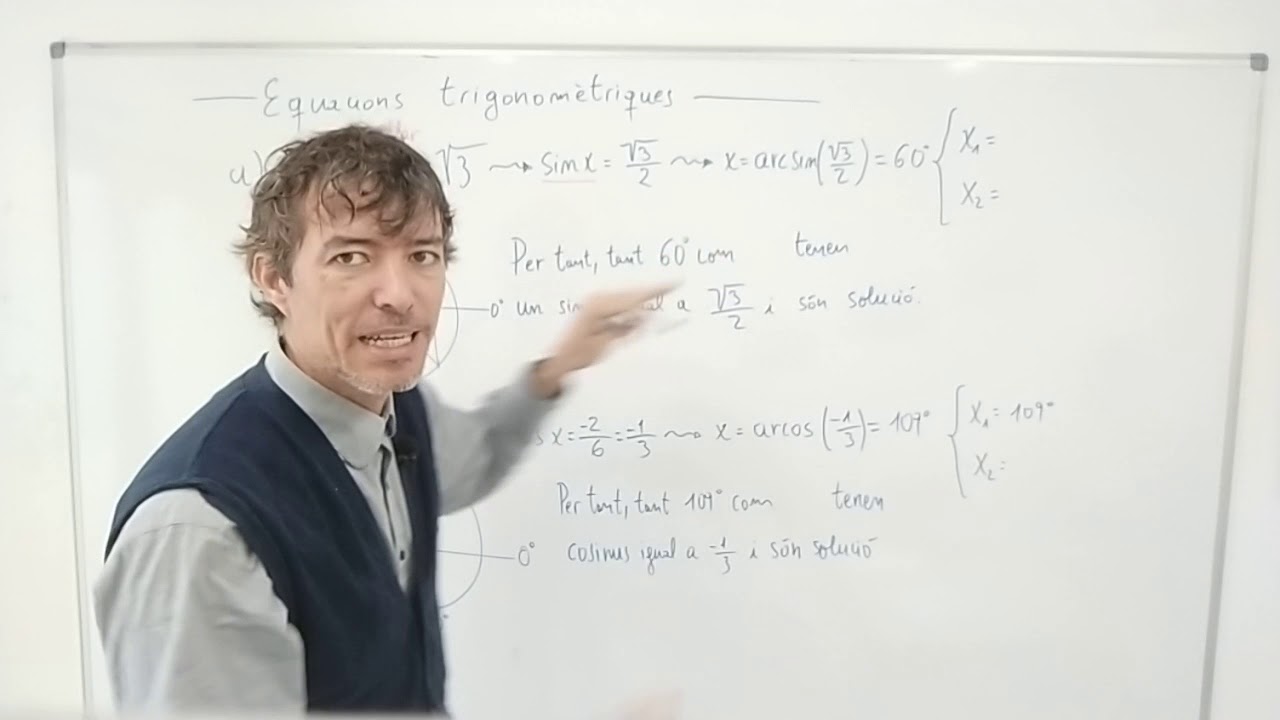 V6. UD-5. Trigonometria. Equacions trigonomètriques bàsiques. de Germán Gil Gonell