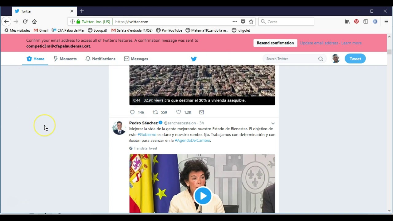Creació d'un compte d'usuari al Twitter amb Mozilla Firefox de Joan Padrós Rodríguez
