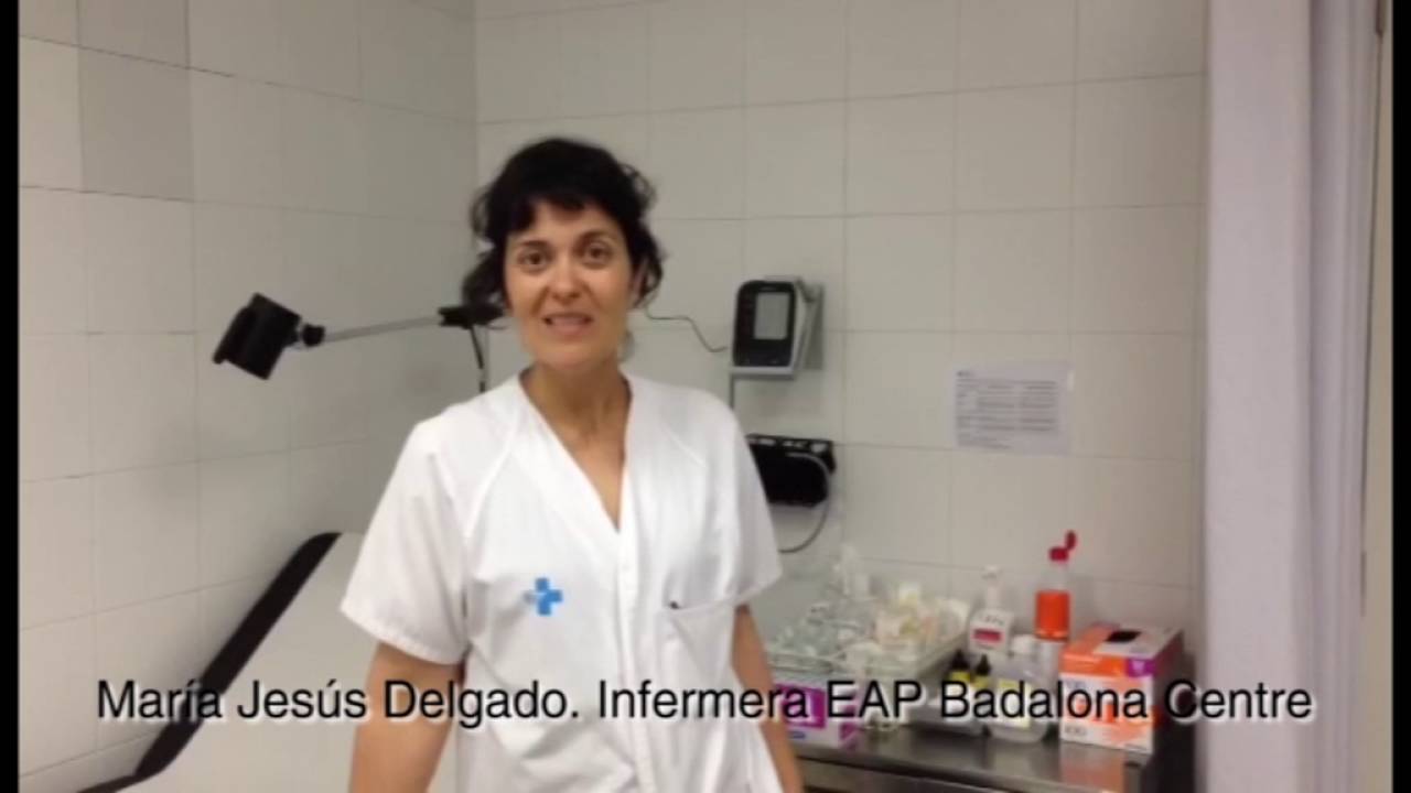 M Jesús Delgado, de l'EAP Badalona Centre, destaca la funció d'acompanyament de la infermeria de icscat