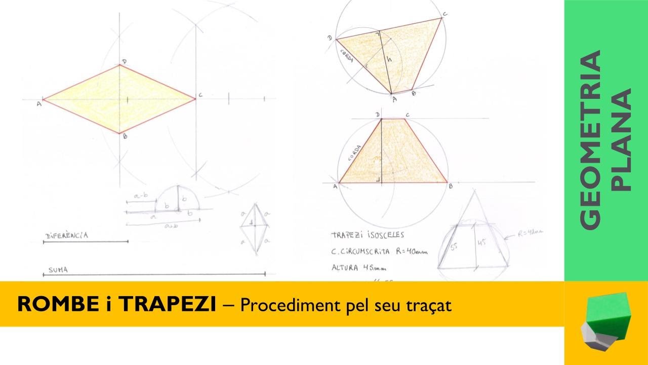 ROMBE i TRAPEZI - Procediment per la seva construcció de Josep Dibuix Tècnic IDC