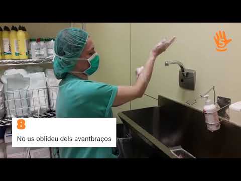 Com es fa un rentat de mans quirúrgic? de icscat