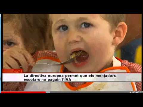 Notícia TV3 la UE investigarà Espanya per l'IVA als menjadors escolars 06-05-2013 de Fundació Catalana de l'Esplai