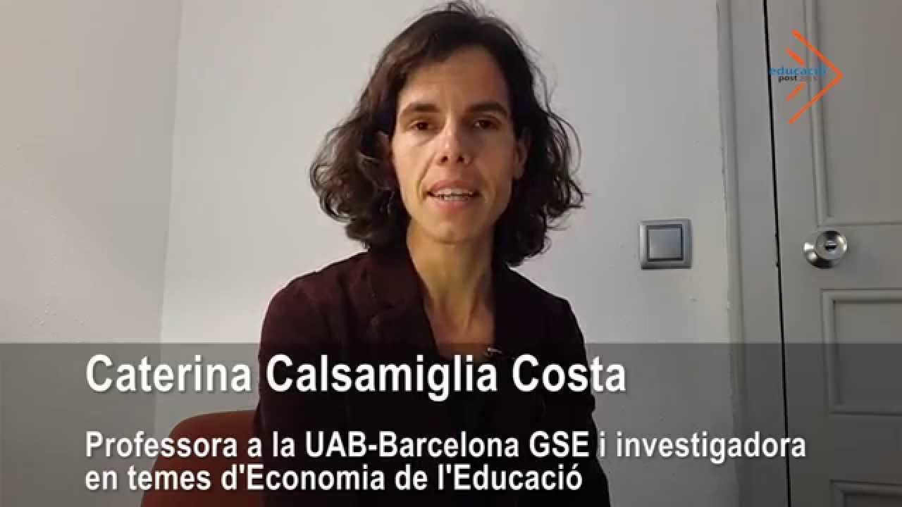 Mètodes d’èxit i anàlisi de l’avaluació en relació als objectius del sistema educatiu-C. Calsamiglia de Fundació Bofill