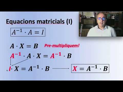 Com es resolen les equacions amb matrius? de Antoni Bancells