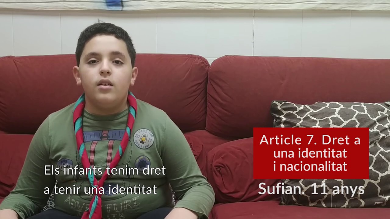 Vídeo 12/30 de la campanya #30nusospelsdrets. Dret a la identitat de Fundació Catalana de l'Esplai
