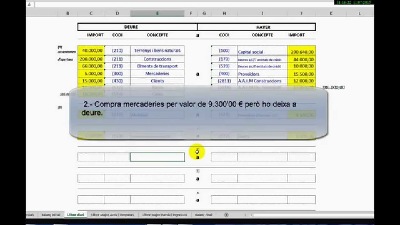 ZETA SA Cicle comptable complet (sense balanç sumes i saldos) de Joan Carles Viñolas