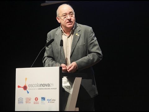 Intervenció del conseller d'Educació, Josep Bargalló - Acte de finalització Escola Nova 21 de Fundació Bofill
