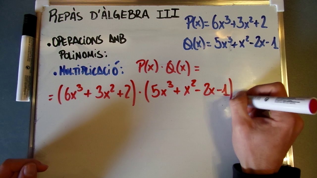 Repàs d'àlgebra III - Matemàtiques 3r d'ESO - IES Eugeni d'Ors (Vilafranca del Penedès) de Santi Migliorelli Falcone