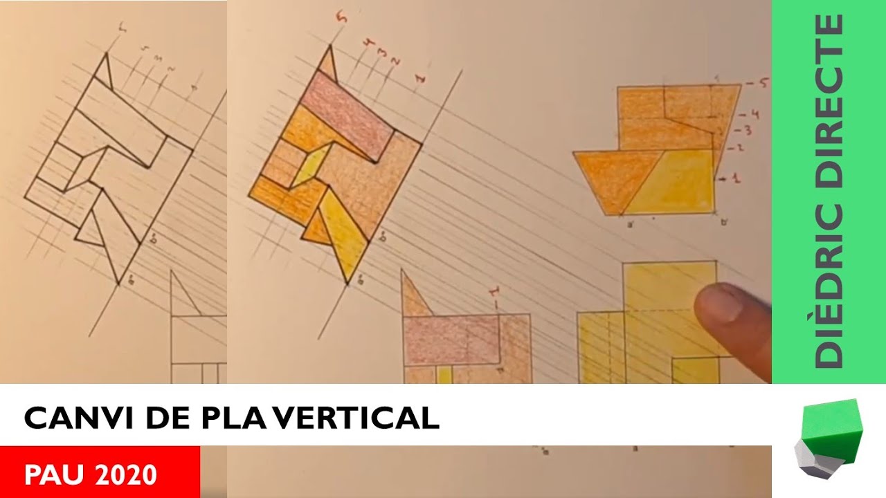 Canvi de pla vertical - PAU 2020 - Dièdric directe de Josep Dibuix Tècnic IDC