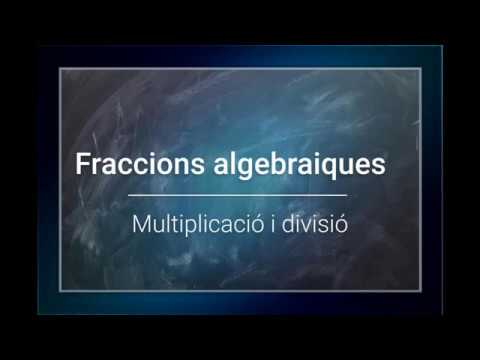 Fraccions algebraiques 02 de 5minuts ciència