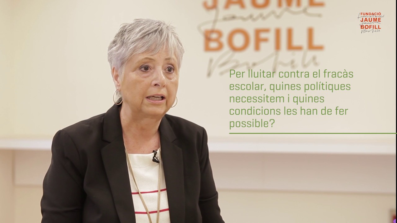 Cristina Pujol: polítiques contra el fracàs escolar de Fundació Bofill