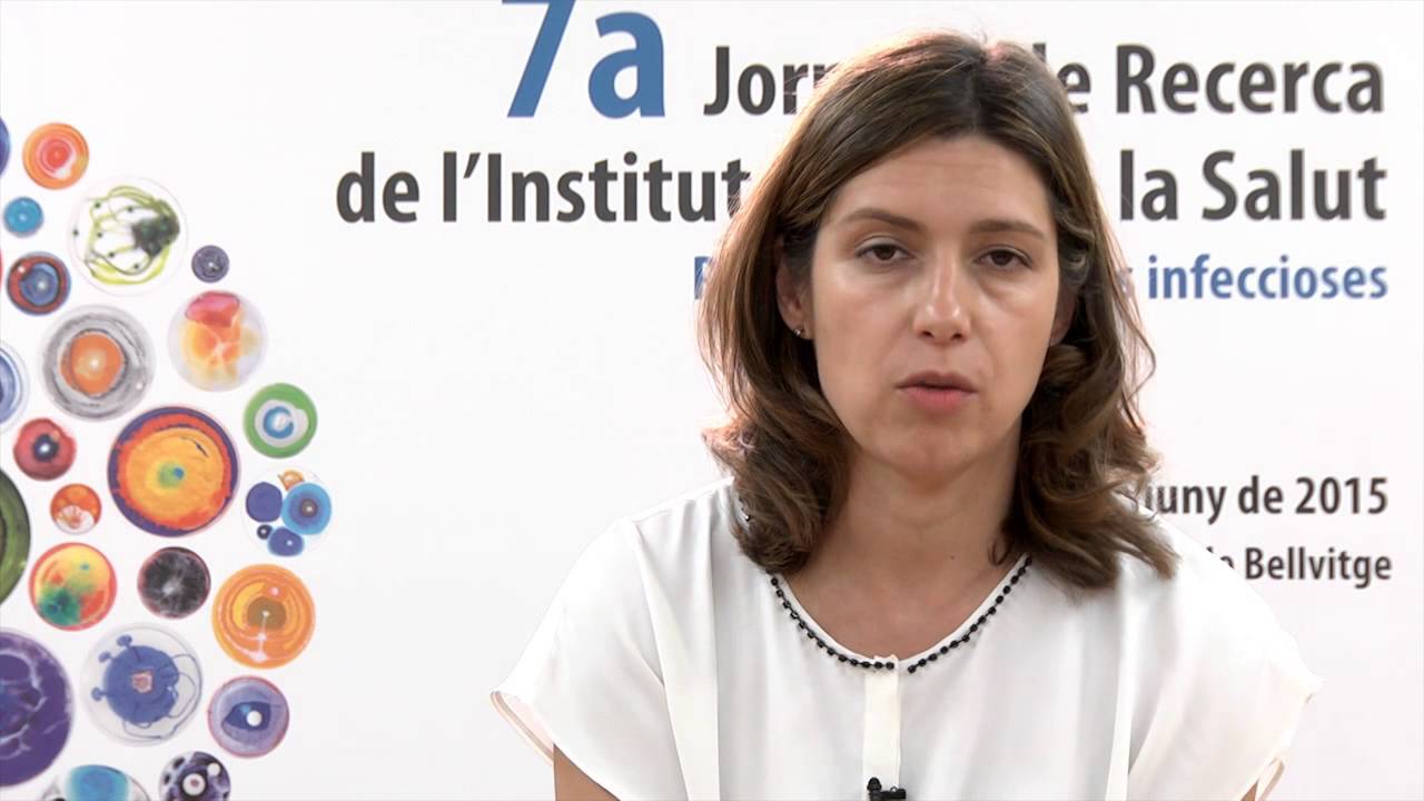 Nieves Larrosa, investigadora del VHIR, a la 7a Jornada de Recerca de l'ICS de icscat