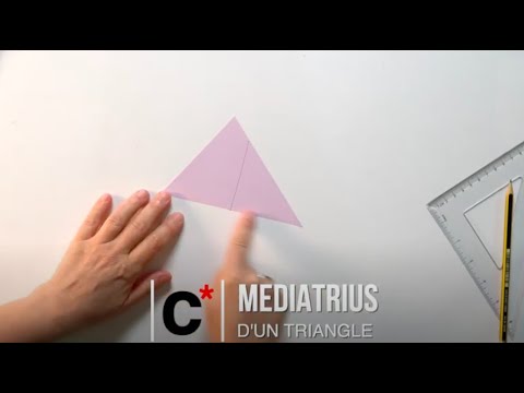 Mediatrius d'un triangle de CREAMAT1