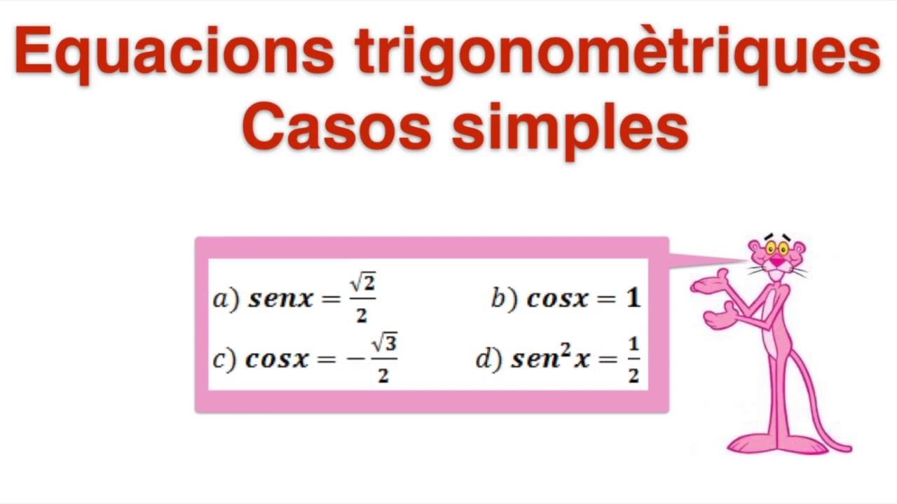 Equacions trigonomètriques nivell 1 de Josep Mulet