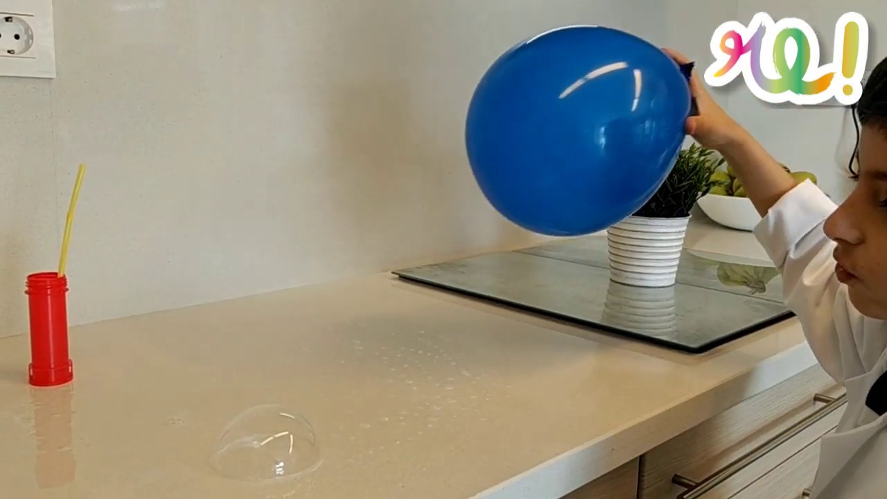 Com moure bombolles de sabó amb un globus de Repte Experimenta