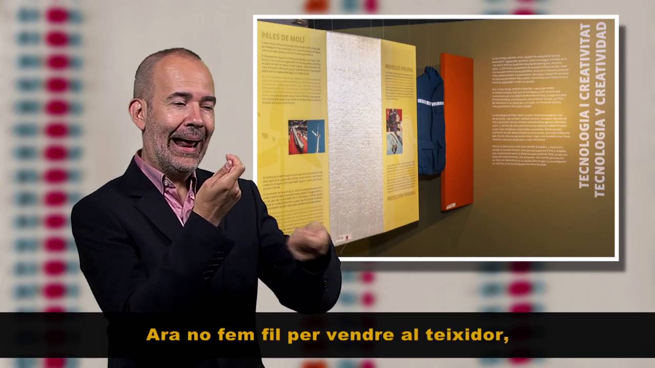 10 Tecnologia i Creativitat. Exposició permanent. CDMT Museu Tèxtil de Terrassa de La Mirada Tàctil