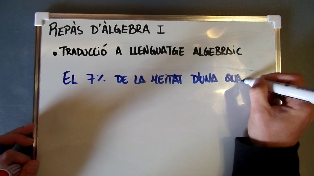 Repàs d'àlgebra I - Matemàtiques 3r d'ESO - IES Eugeni d'Ors (Vilafranca del Penedès) de Santi Migliorelli Falcone