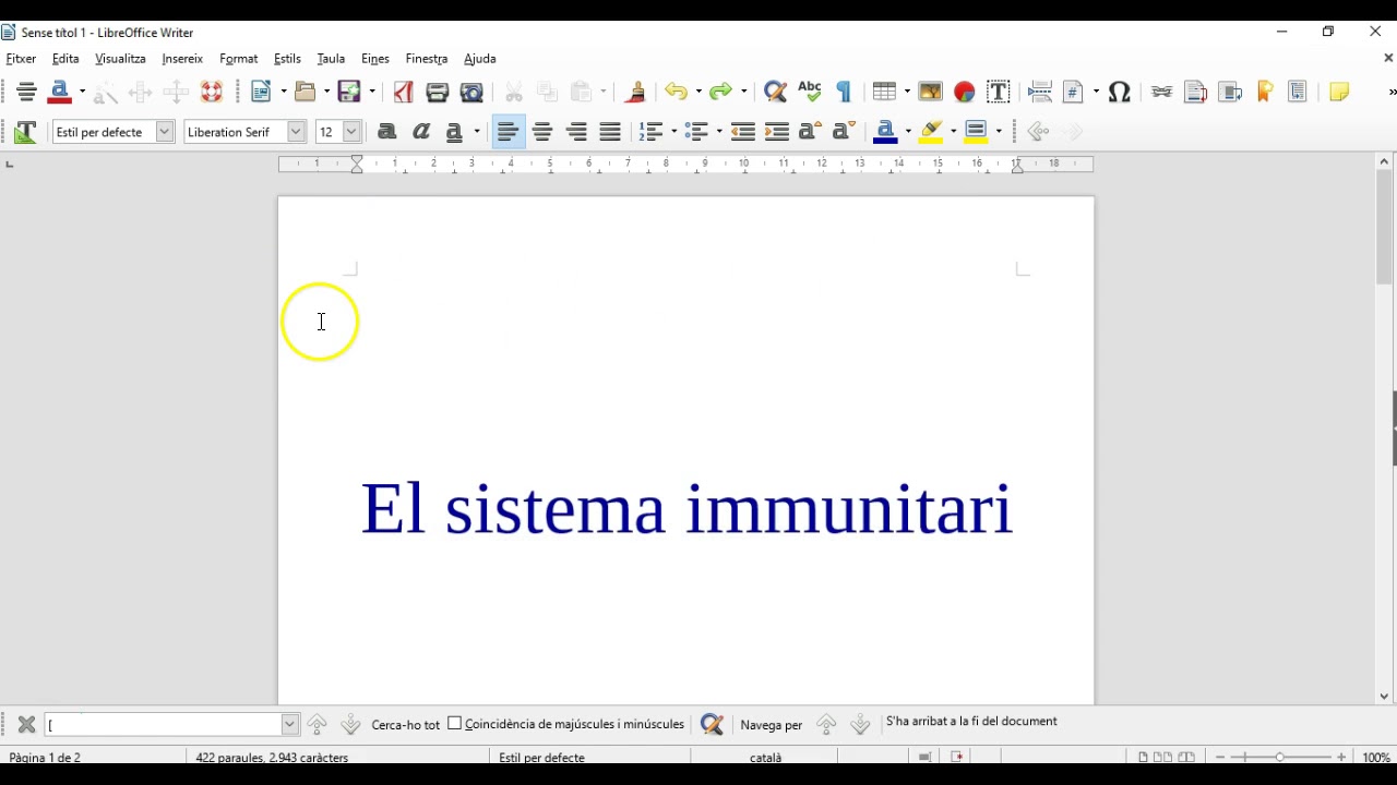 L'ús de la marca de text al Libreoffice Writer de Joan Padrós Rodríguez