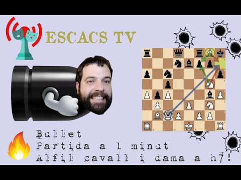 💥 Escacs a 1 minut ⚡️ ATAC PORC 🐖 Totes les peces cap a h7 i +7 al final! 🥳 de LópezForn