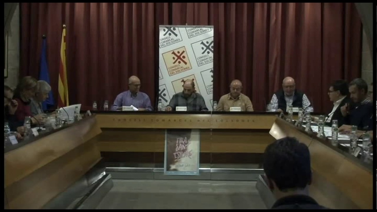 Resum sessió plenària 11052017 - Consell Comarcal (PLENS) - 22TV (Televisió de Solsona) de Roser Tordera Fondevila