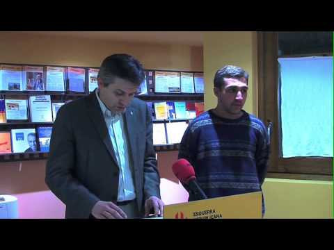 ERC presenta Josep Maria Parcerisa 11-12-14 de 22TV - Televisió de Solsona