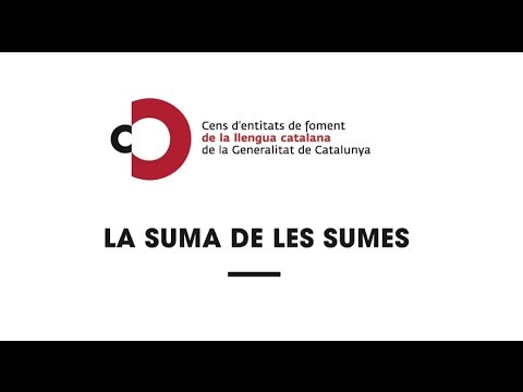 La suma de les sumes. Cens d’entitats de foment de la llengua catalana. de Llengua catalana