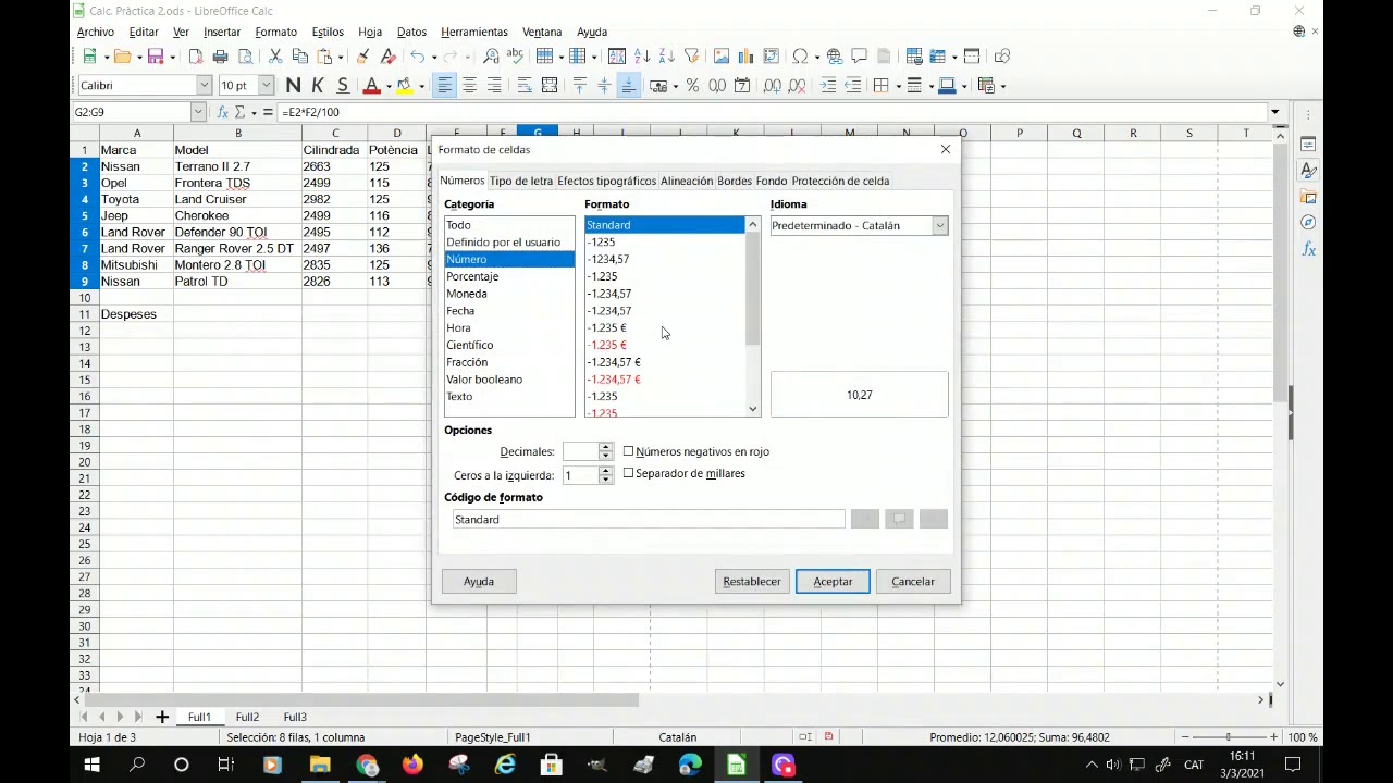 Calc LibreOffice Introducció de fòrmules 2 de JacquesTecno