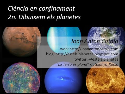 Ciència en confinament: 2n. Dibuixem els planetes - Joan A. Català de Joan Anton Català
