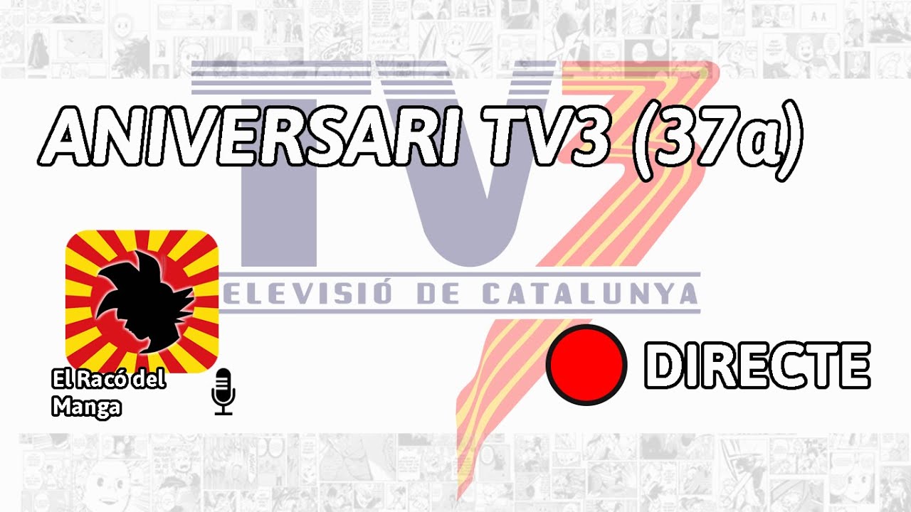 El Racó del Manga: 37è Aniversari de TV3, amb Xavi Omella de El Racó del Manga