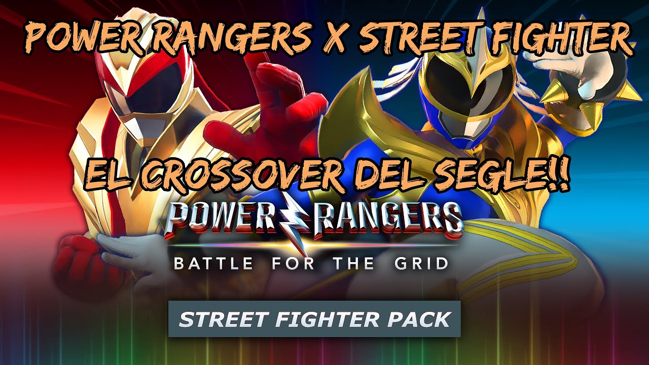 POWER RANGERS x STREET FIGHTER - EL CROSSOVER DEL SEGLE!! - POWER RANGER BATTLE FOR THE GRID de El Moviment Ondulatori