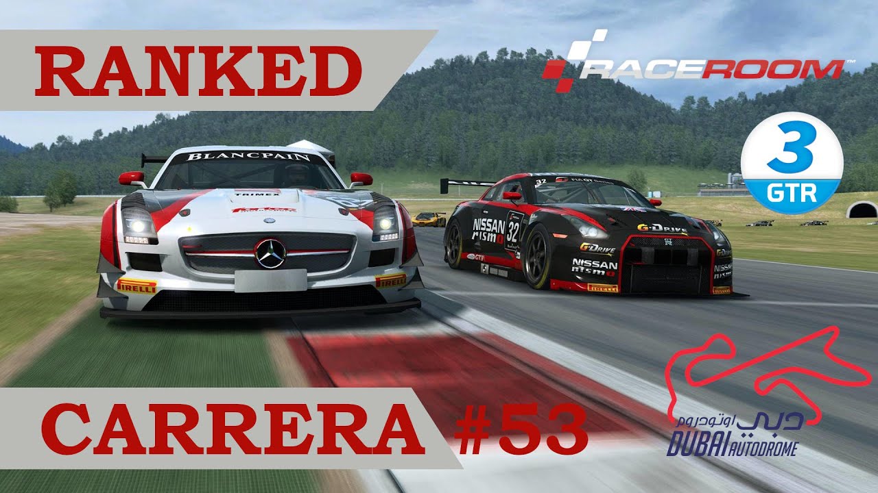📈 RaceRoom - Ranked Cursa #53 - Dubai Autodrome - Callaway Corvette GT3-R de A tot Drap Simulador