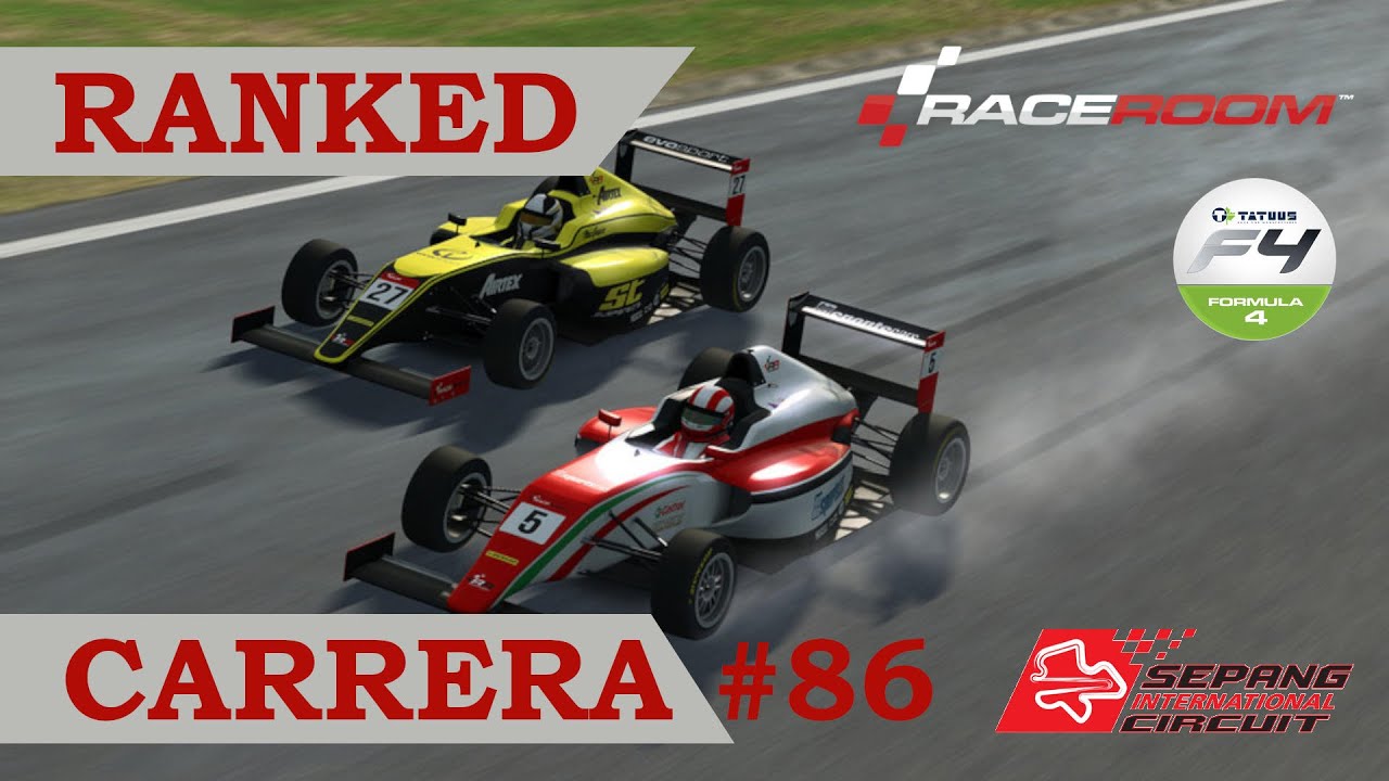 📈 RaceRoom - Ranked Cursa #86 - Circuit Sepang - F4 Tatuus de A tot Drap Simulador