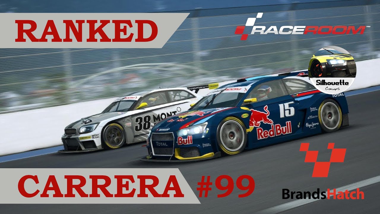 📈 RaceRoom - Ranked Cursa #99 - Circuit Brands Hatch - Silhouettes Canhard 52 de A tot Drap Simulador
